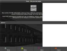 Tablet Screenshot of gesec.fr