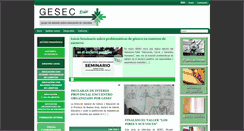 Desktop Screenshot of gesec.com.ar